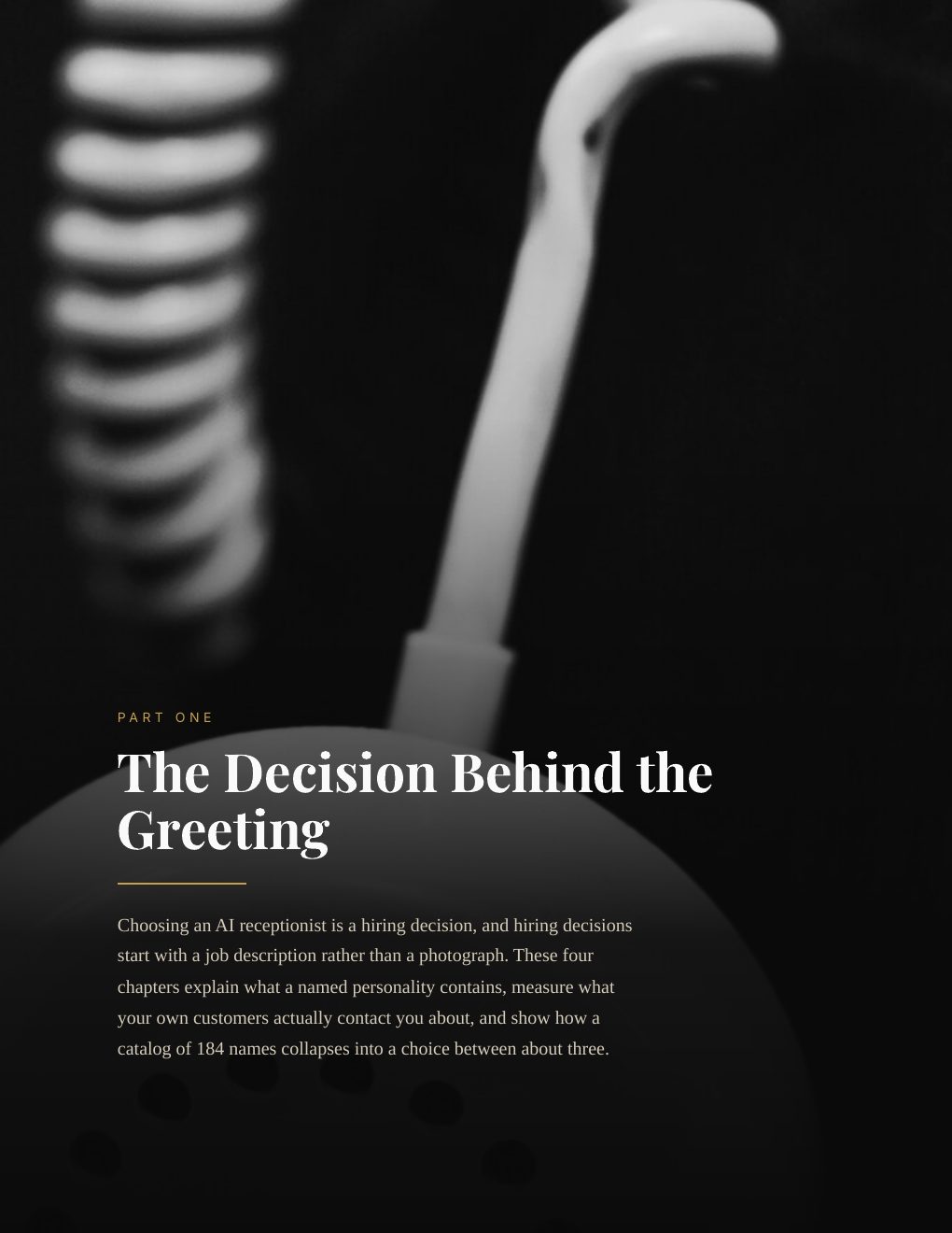 184 AI Receptionists: The Selection Guide, preview page 10