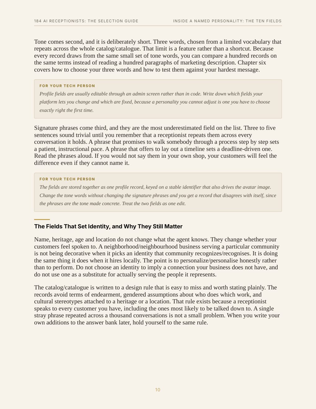 184 AI Receptionists: The Selection Guide, preview page 19