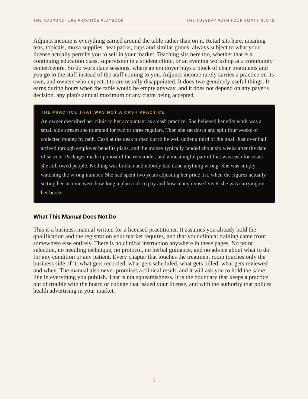 The Acupuncture Practice Playbook, preview page 14