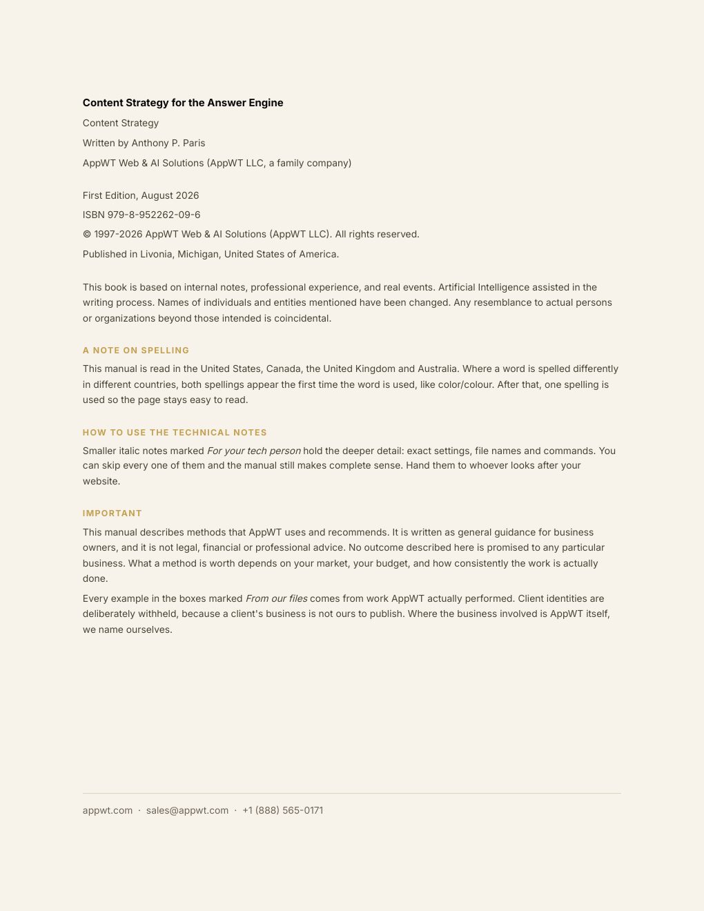 Content Strategy for the Answer Engine, preview page 3