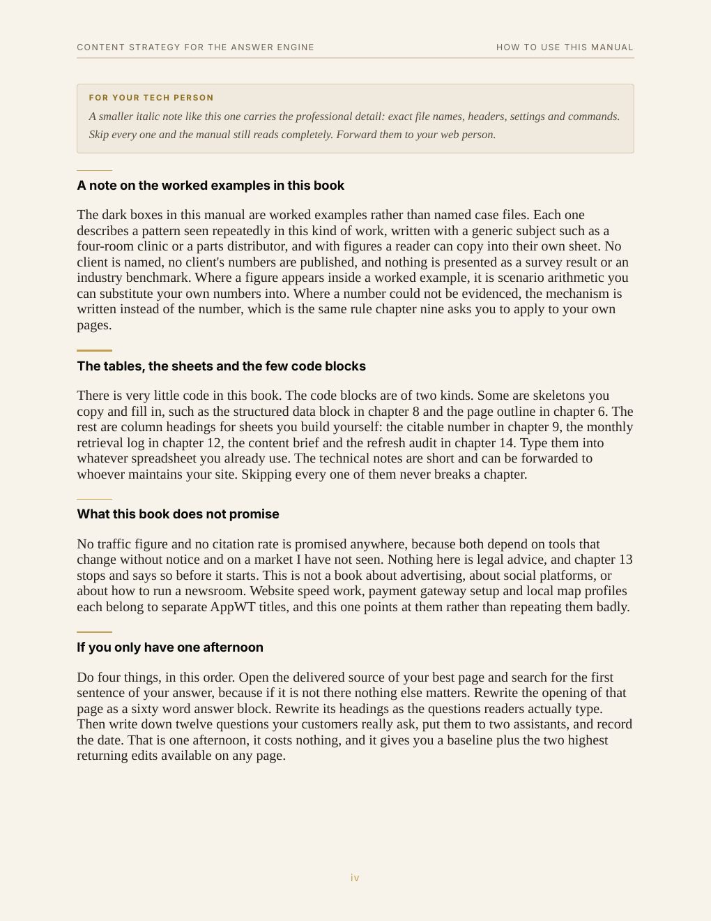 Content Strategy for the Answer Engine, preview page 7