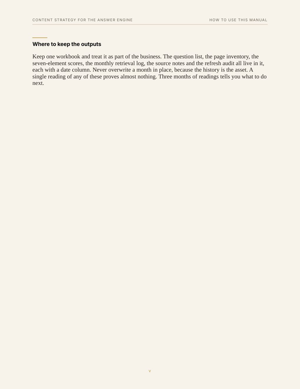 Content Strategy for the Answer Engine, preview page 8