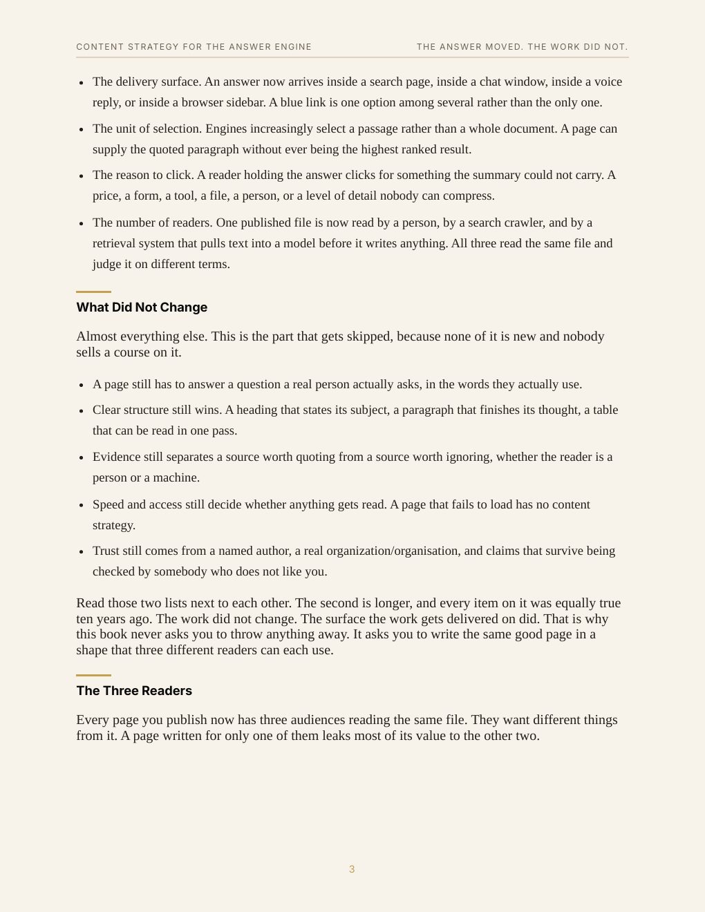Content Strategy for the Answer Engine, preview page 12