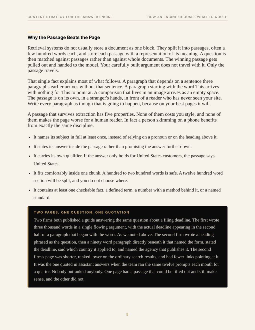 Content Strategy for the Answer Engine, preview page 18