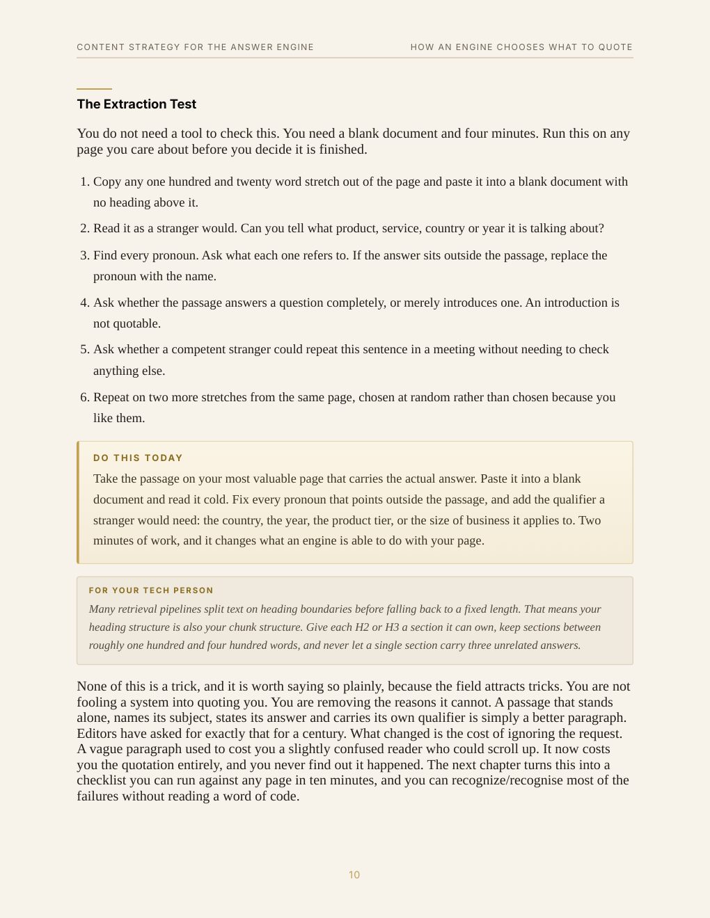 Content Strategy for the Answer Engine, preview page 19