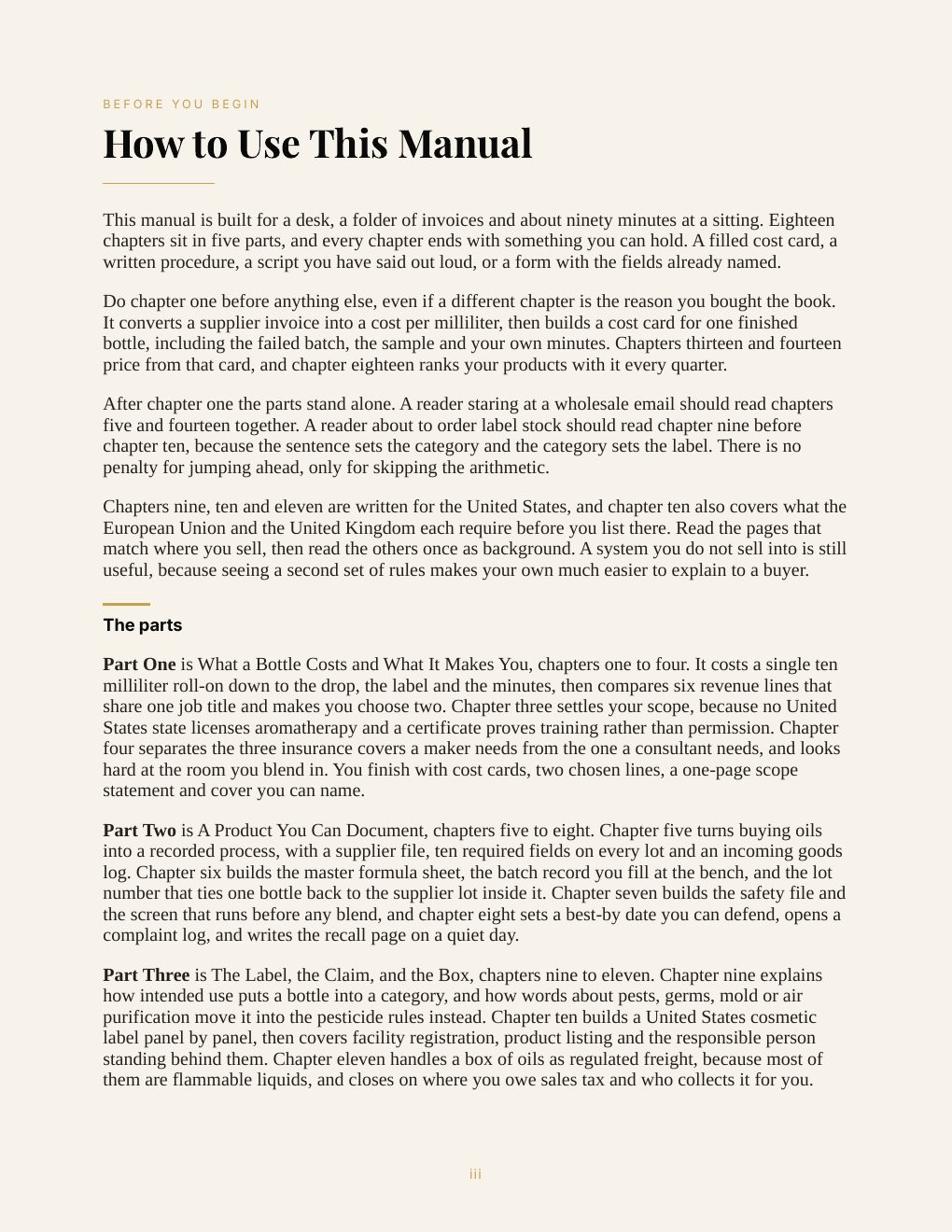 The Aromatherapy Business Handbook, preview page 6