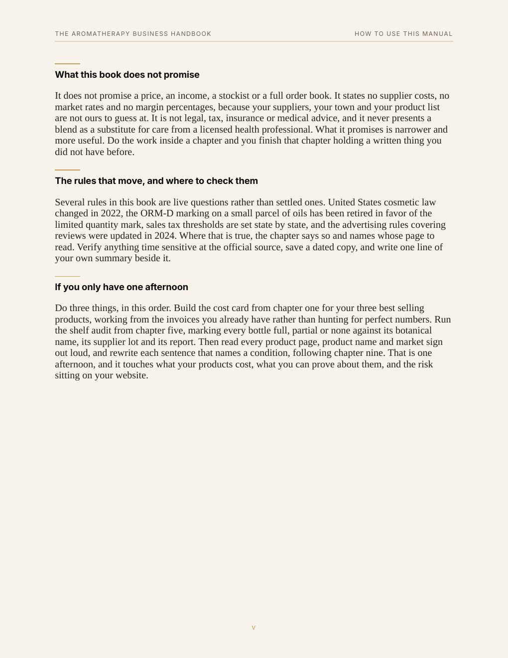 The Aromatherapy Business Handbook, preview page 8