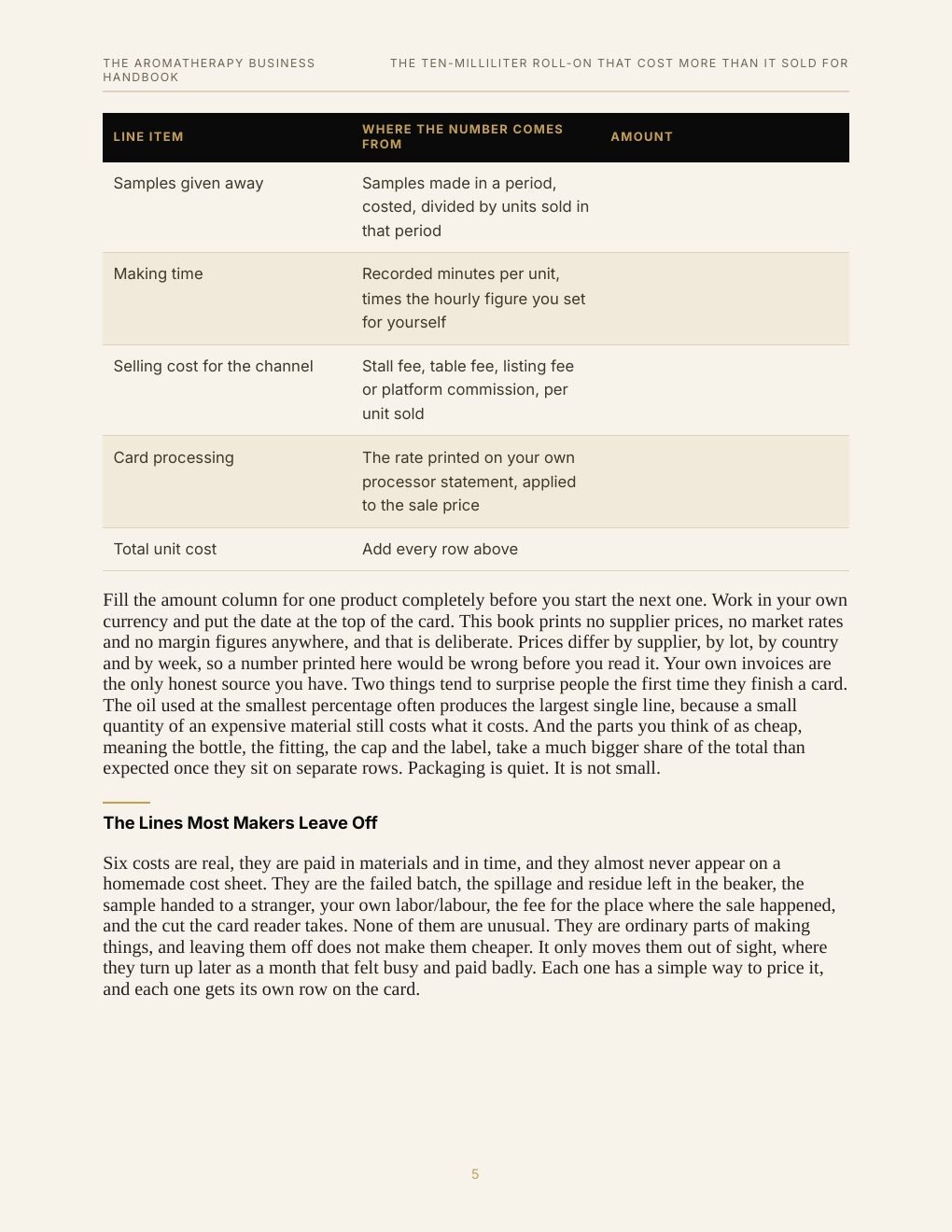 The Aromatherapy Business Handbook, preview page 14