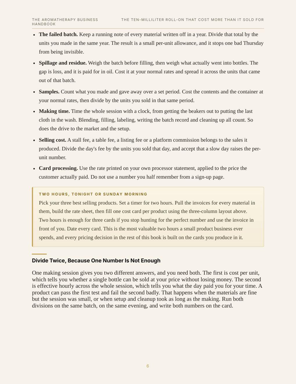 The Aromatherapy Business Handbook, preview page 15