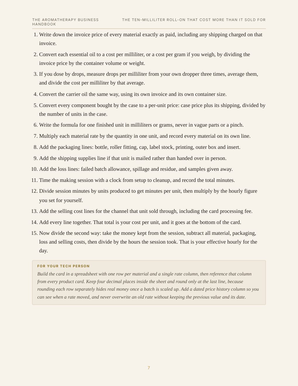 The Aromatherapy Business Handbook, preview page 16
