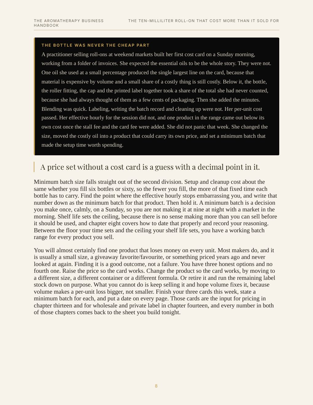 The Aromatherapy Business Handbook, preview page 17