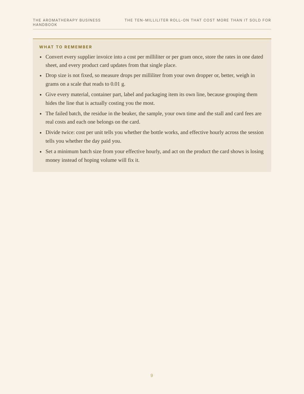 The Aromatherapy Business Handbook, preview page 18