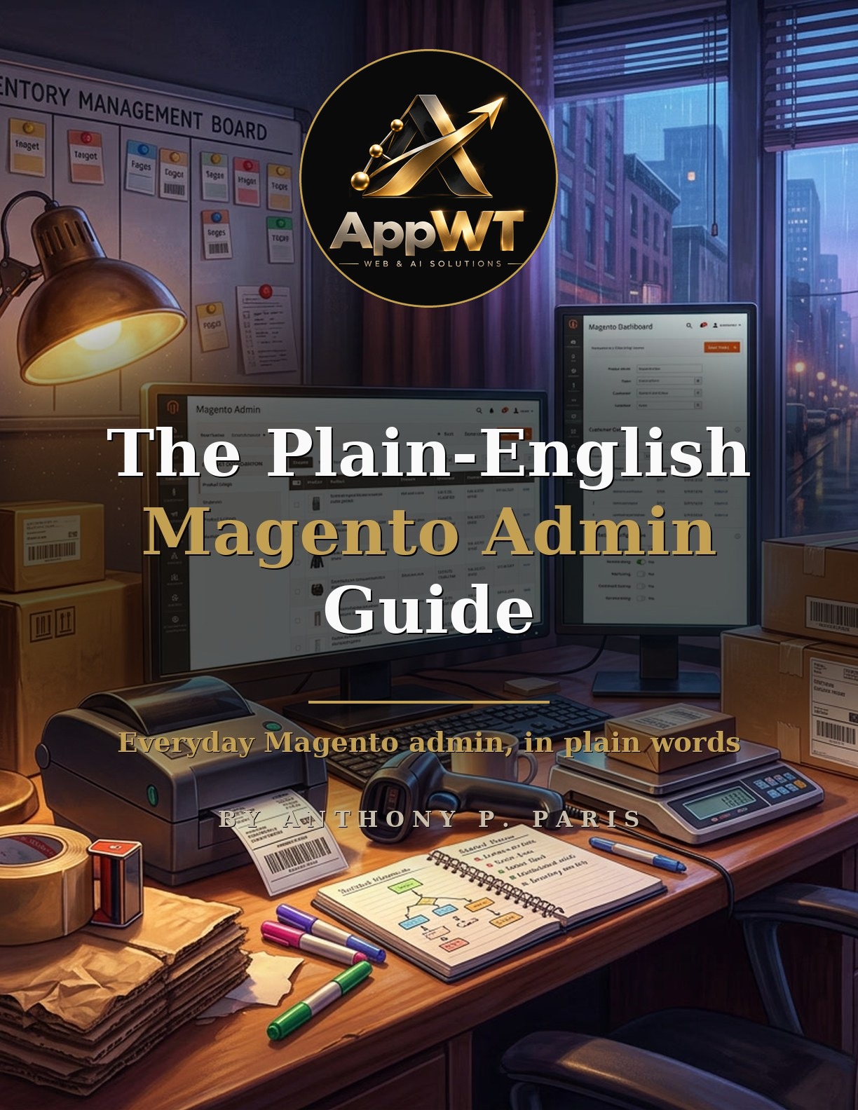 The Plain-English Magento Admin Guide front cover