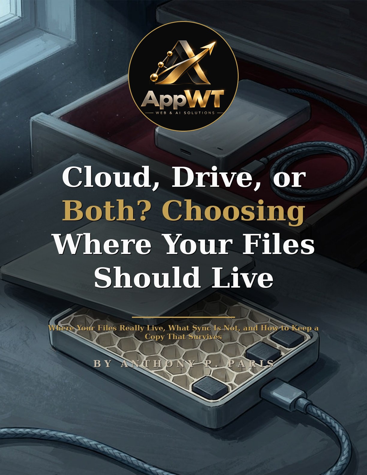 Cloud, Drive, or Both? Choosing Where Your Files Should Live front cover