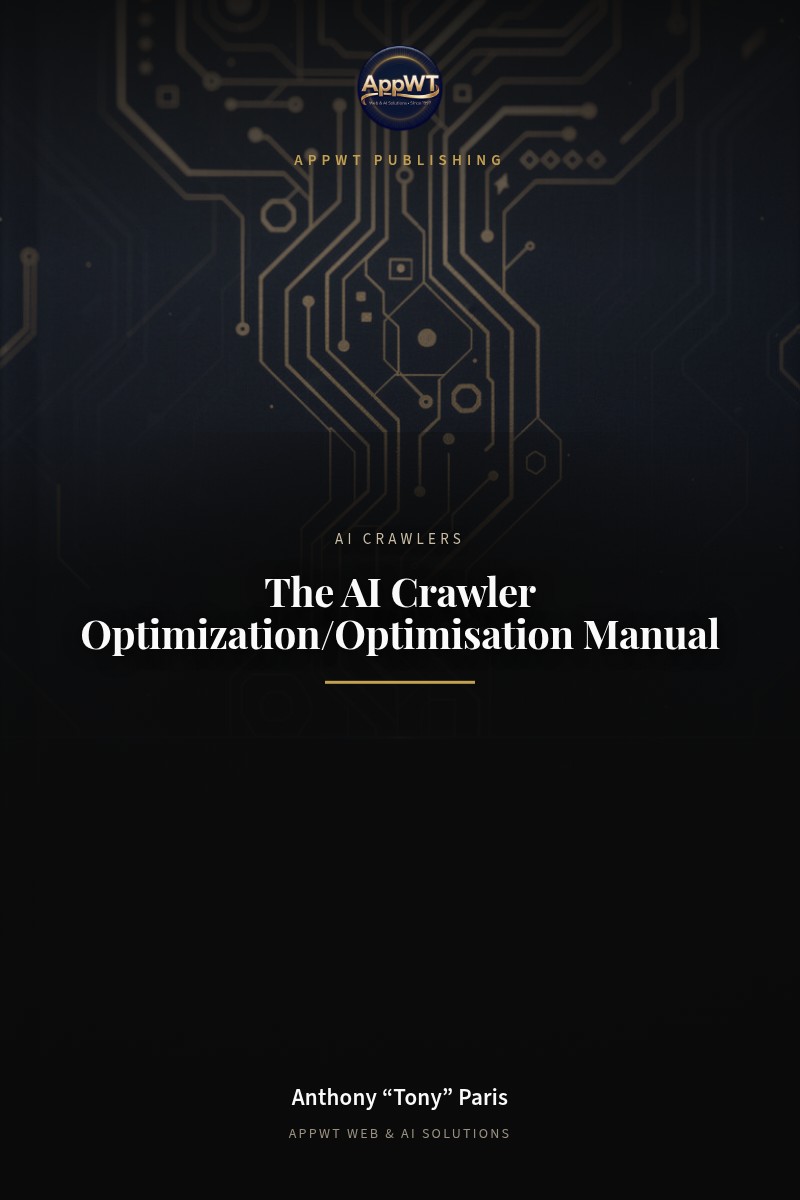 The AI Crawler Optimization/Optimisation Manual front cover