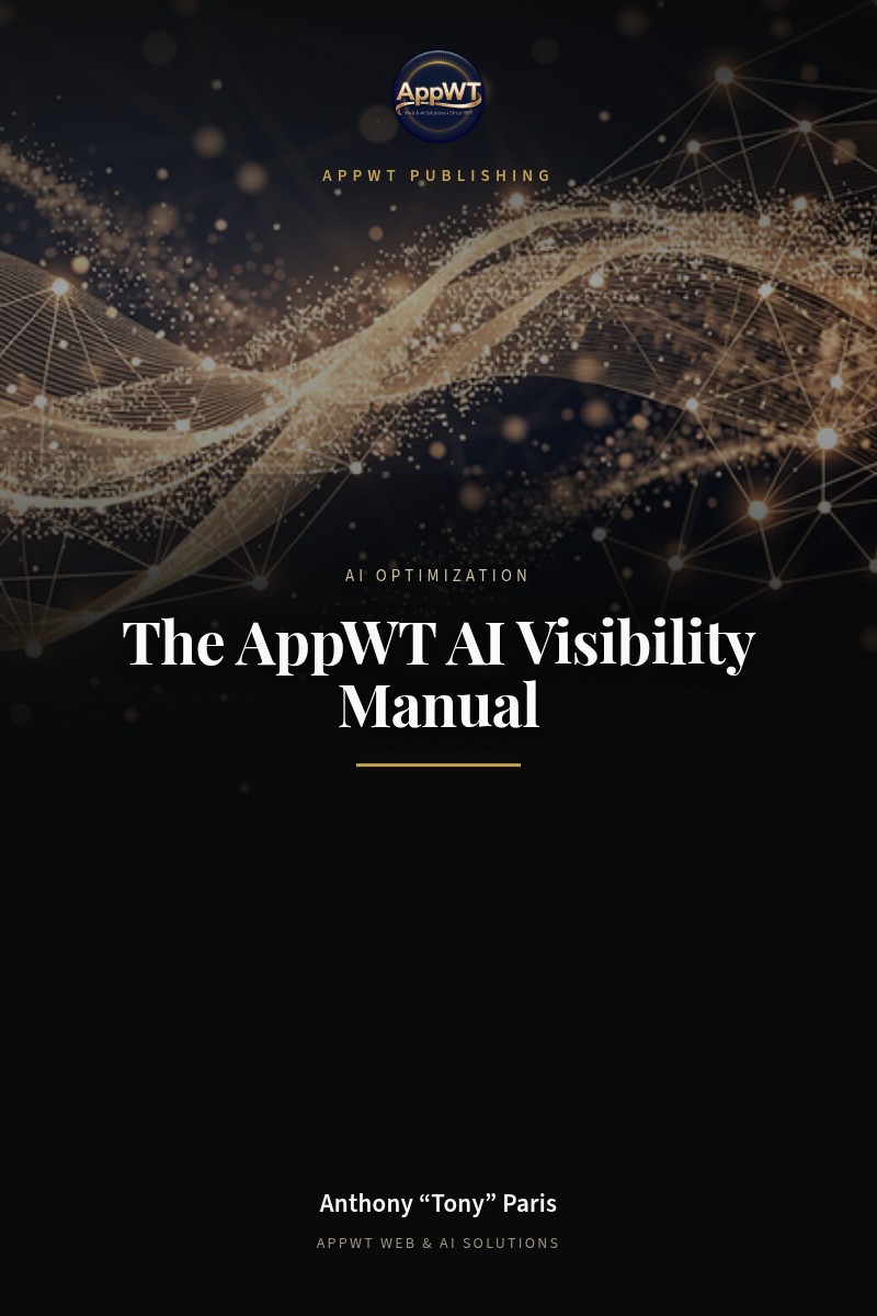 The AppWT AI Visibility Manual front cover