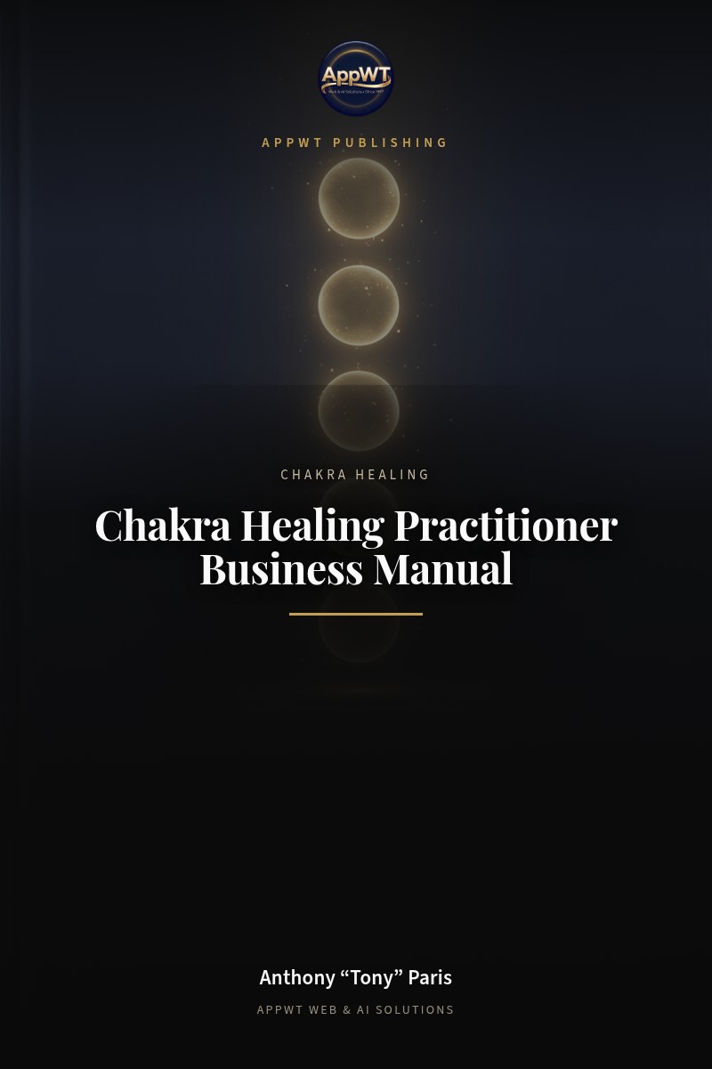 Chakra Healing Practitioner Business Manual front cover