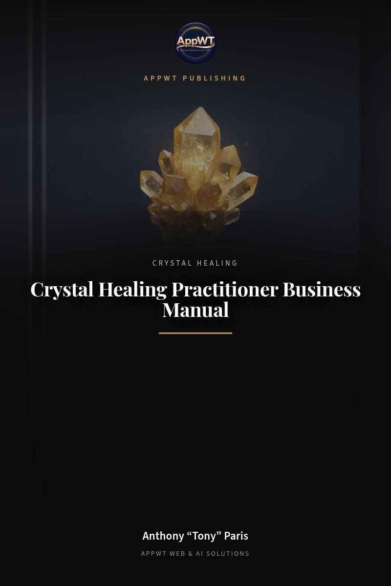 Crystal Healing Practitioner Business Manual front cover