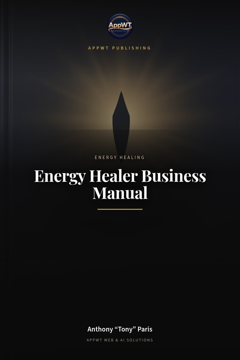 Energy Healer Business Manual front cover