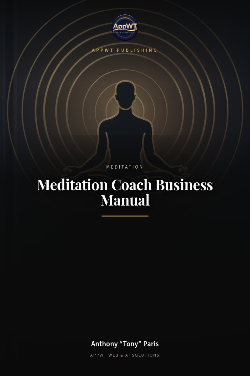 Meditation Coach Business Manual front cover