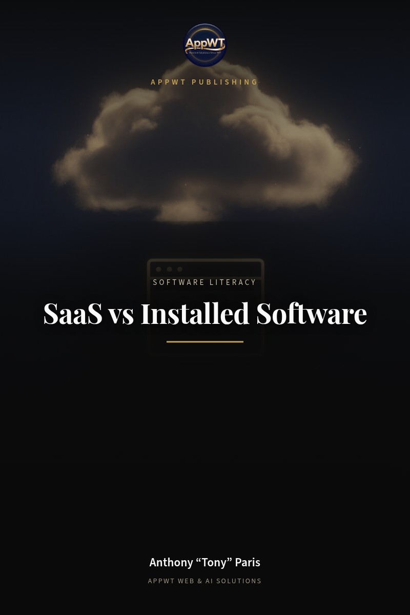 SaaS vs Installed Software front cover