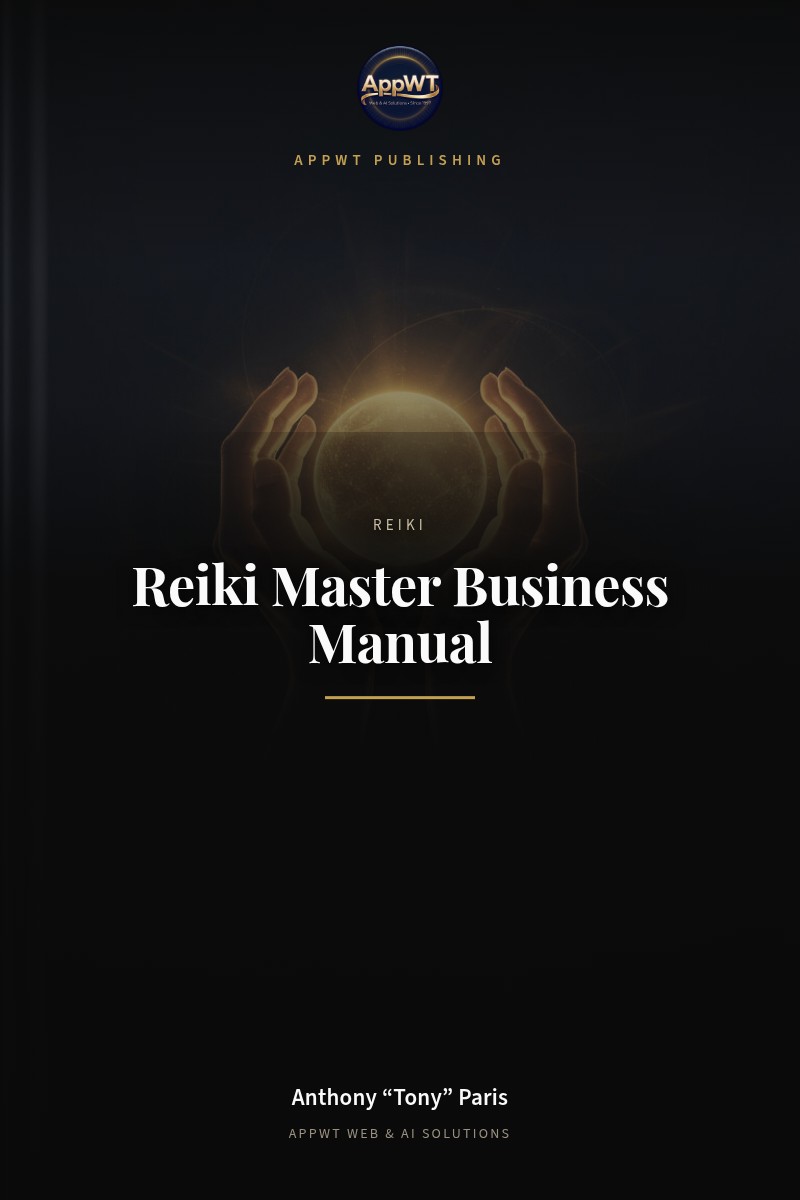Reiki Master Business Manual front cover