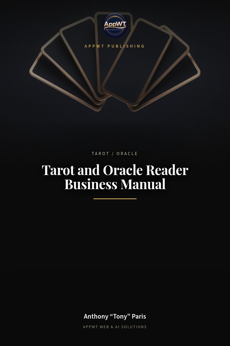 Tarot and Oracle Reader Business Manual front cover