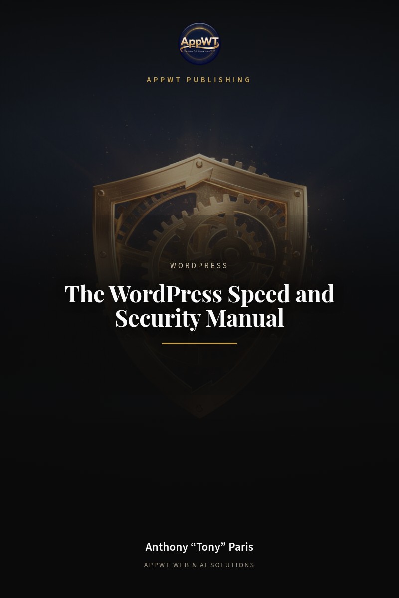 The WordPress Speed and Security Manual front cover