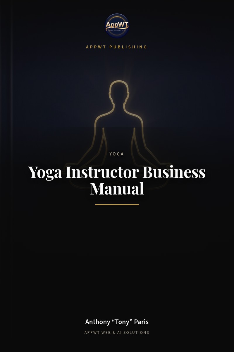 Yoga Instructor Business Manual front cover