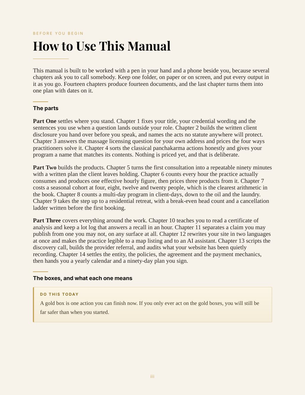 The Ayurvedic Practice Playbook, preview page 6