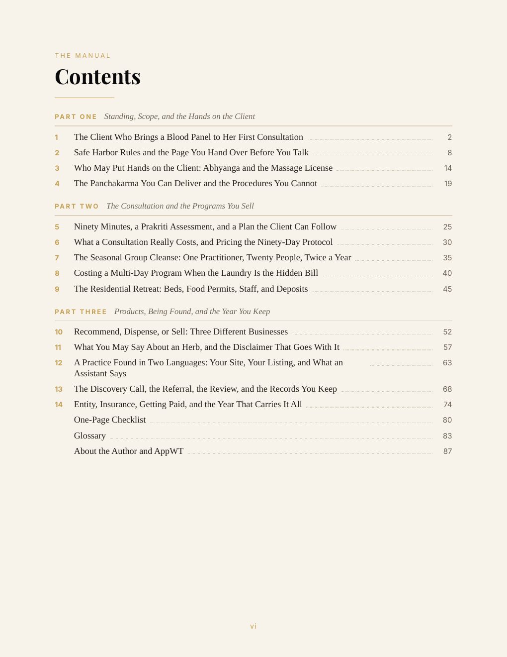 The Ayurvedic Practice Playbook, preview page 9