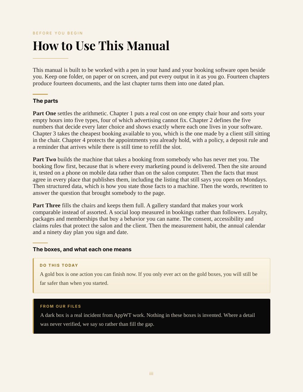 The Beauty and Salon Marketing Manual, preview page 6