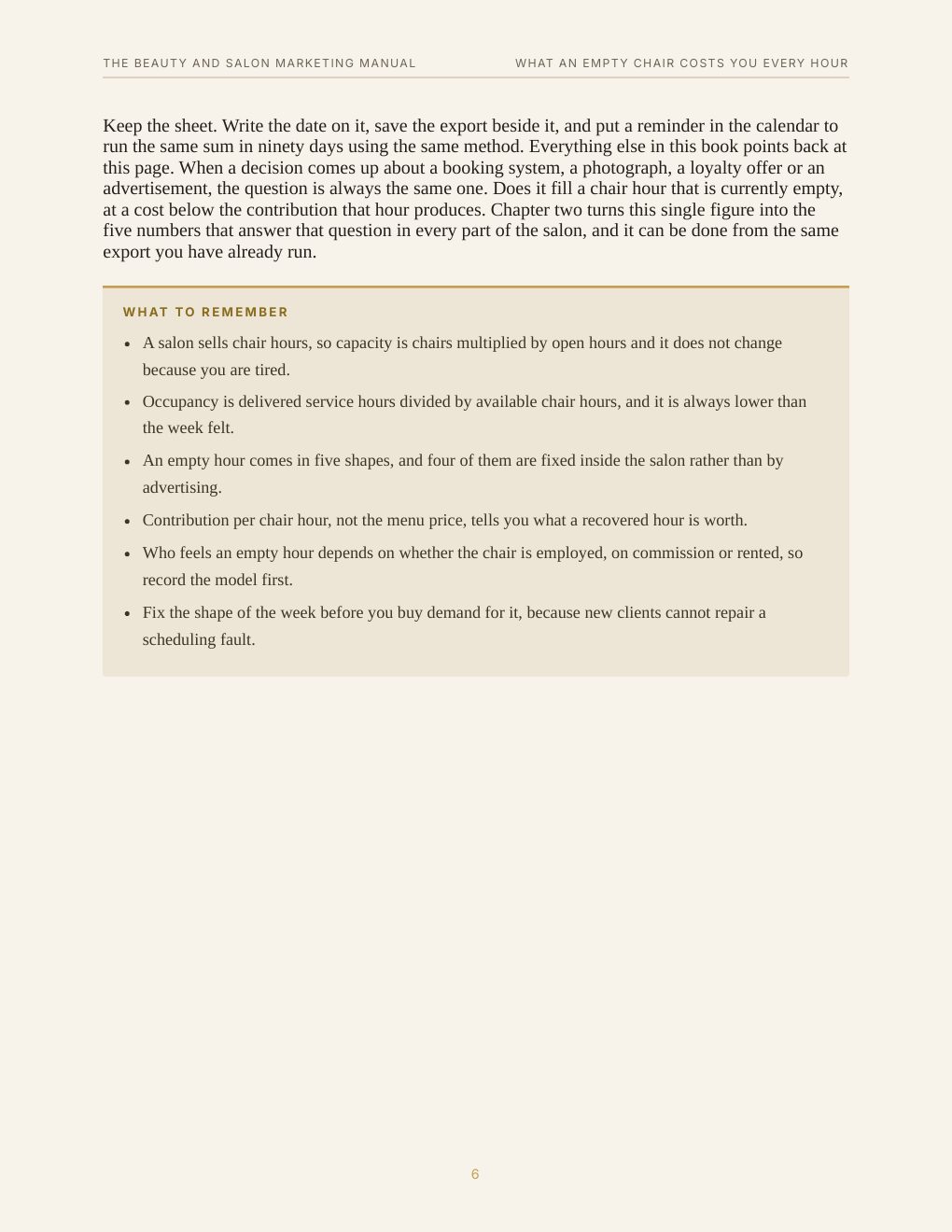The Beauty and Salon Marketing Manual, preview page 14