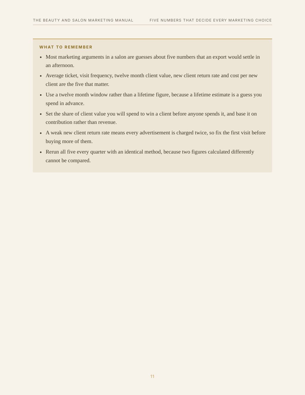 The Beauty and Salon Marketing Manual, preview page 19
