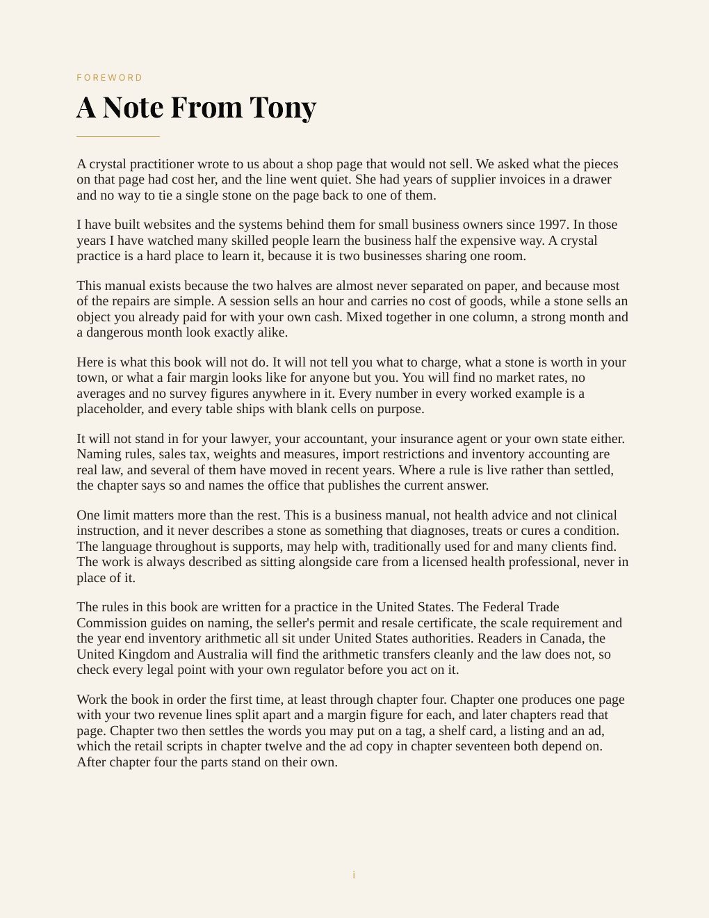 The Crystal Healing Practice Playbook, preview page 4