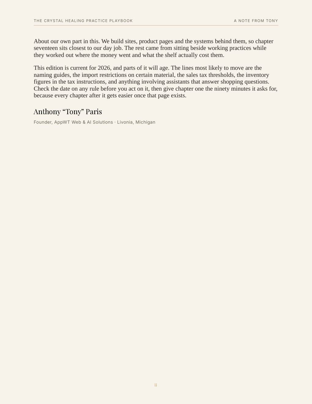 The Crystal Healing Practice Playbook, preview page 5
