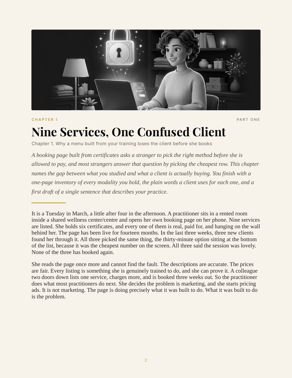 From Gifted to Booked: The Energy Healer's Business Manual, preview page 10