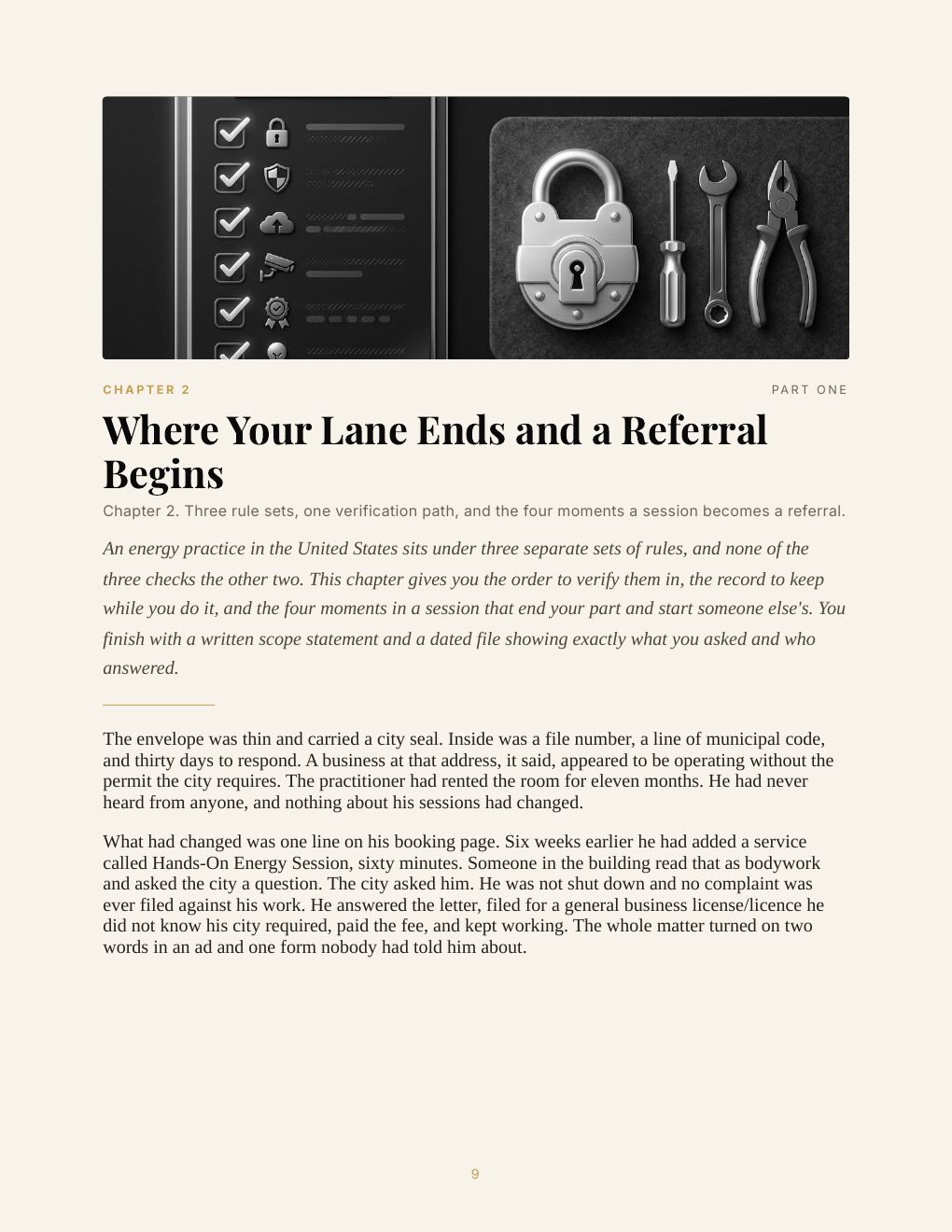 From Gifted to Booked: The Energy Healer's Business Manual, preview page 17