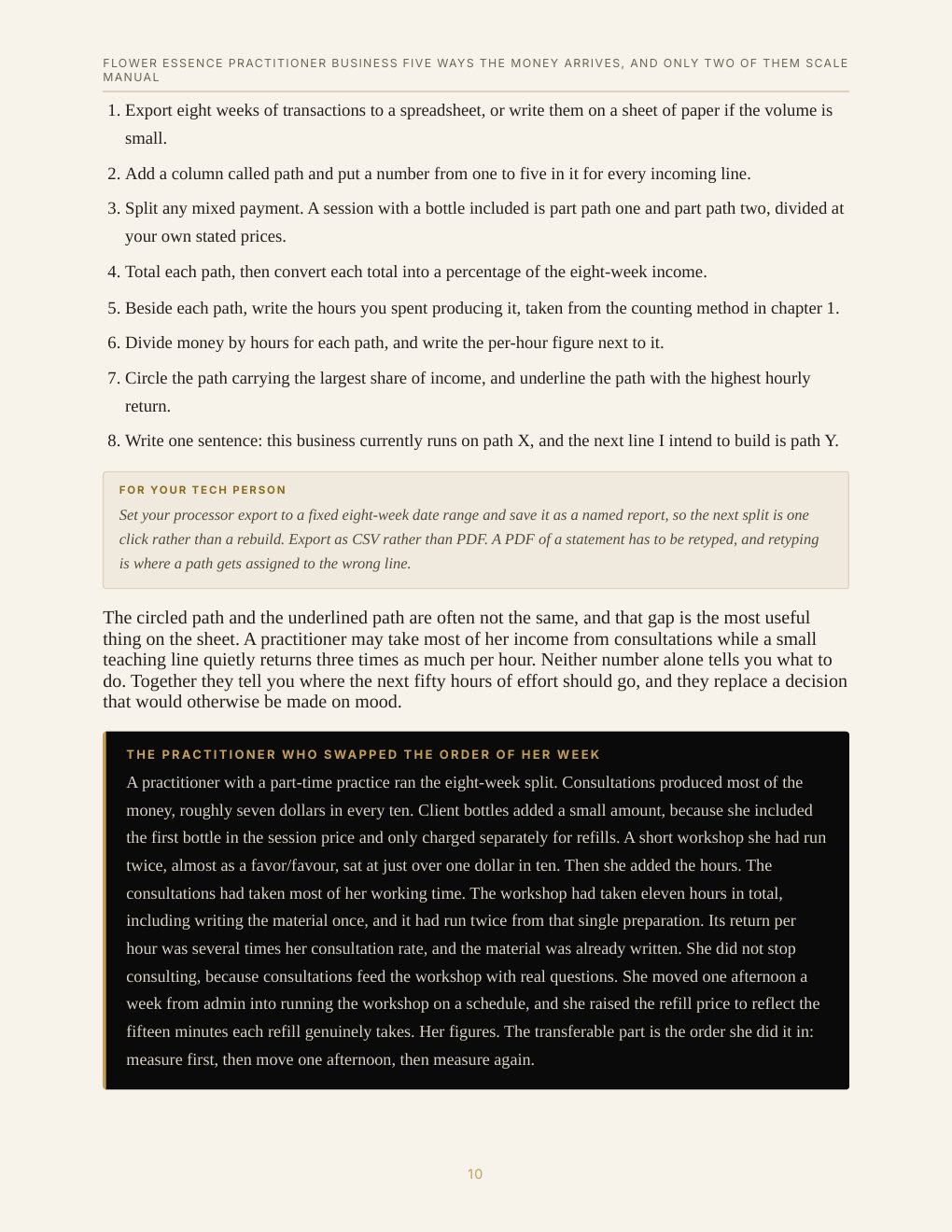 Flower Essence Practitioner Business Manual, preview page 20