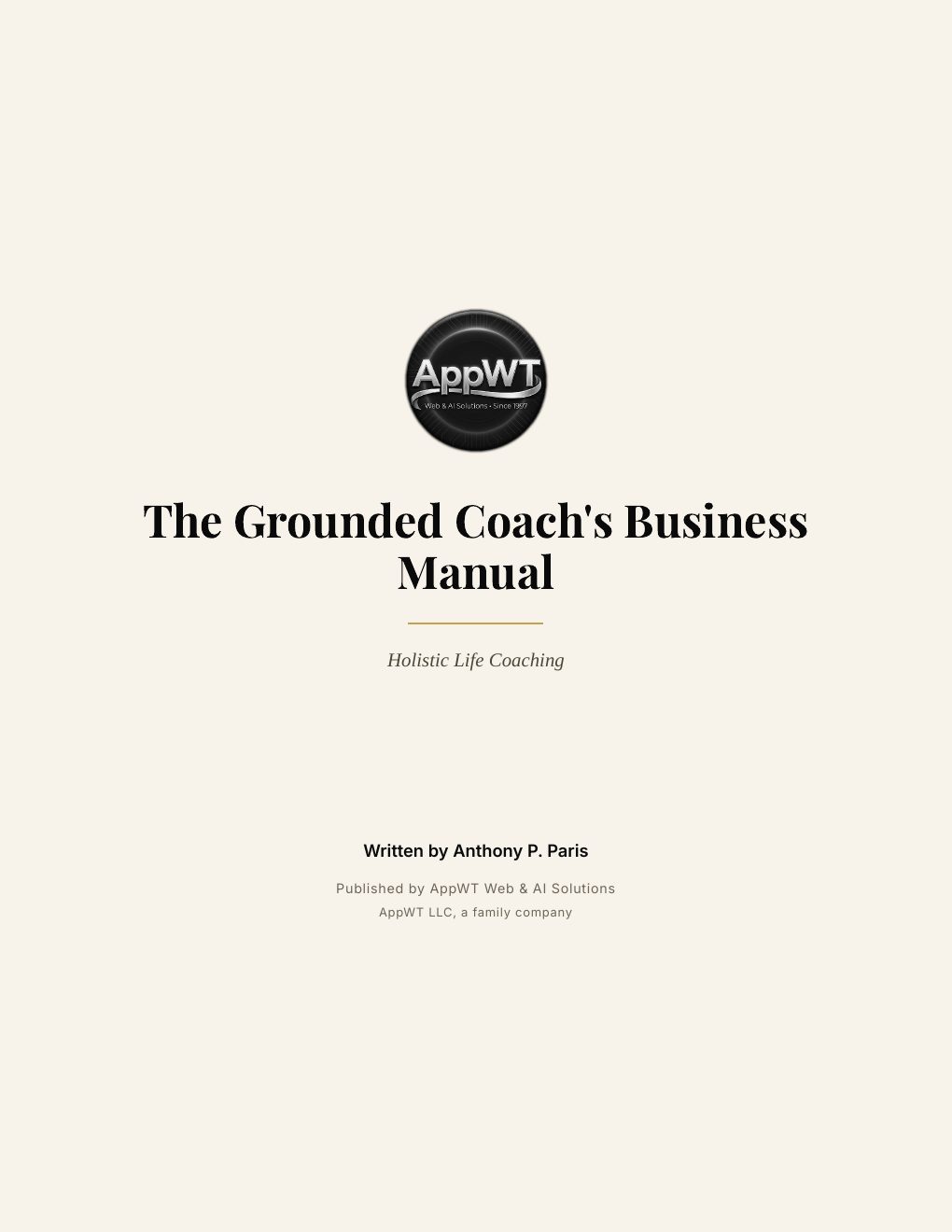 The Grounded Coach's Business Manual, preview page 2