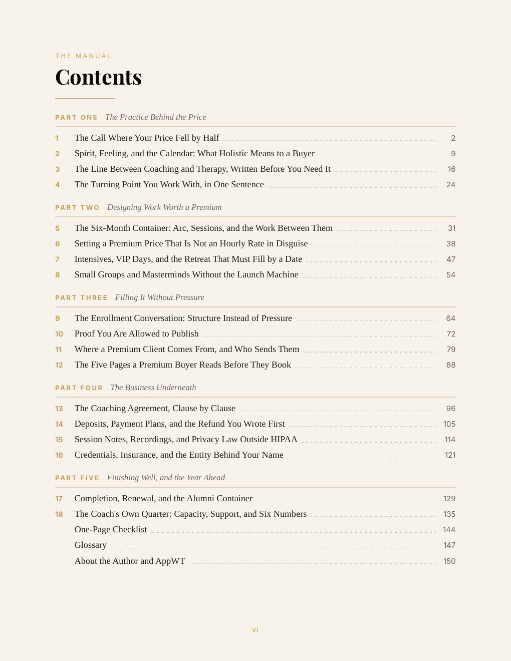 The Grounded Coach's Business Manual, preview page 9