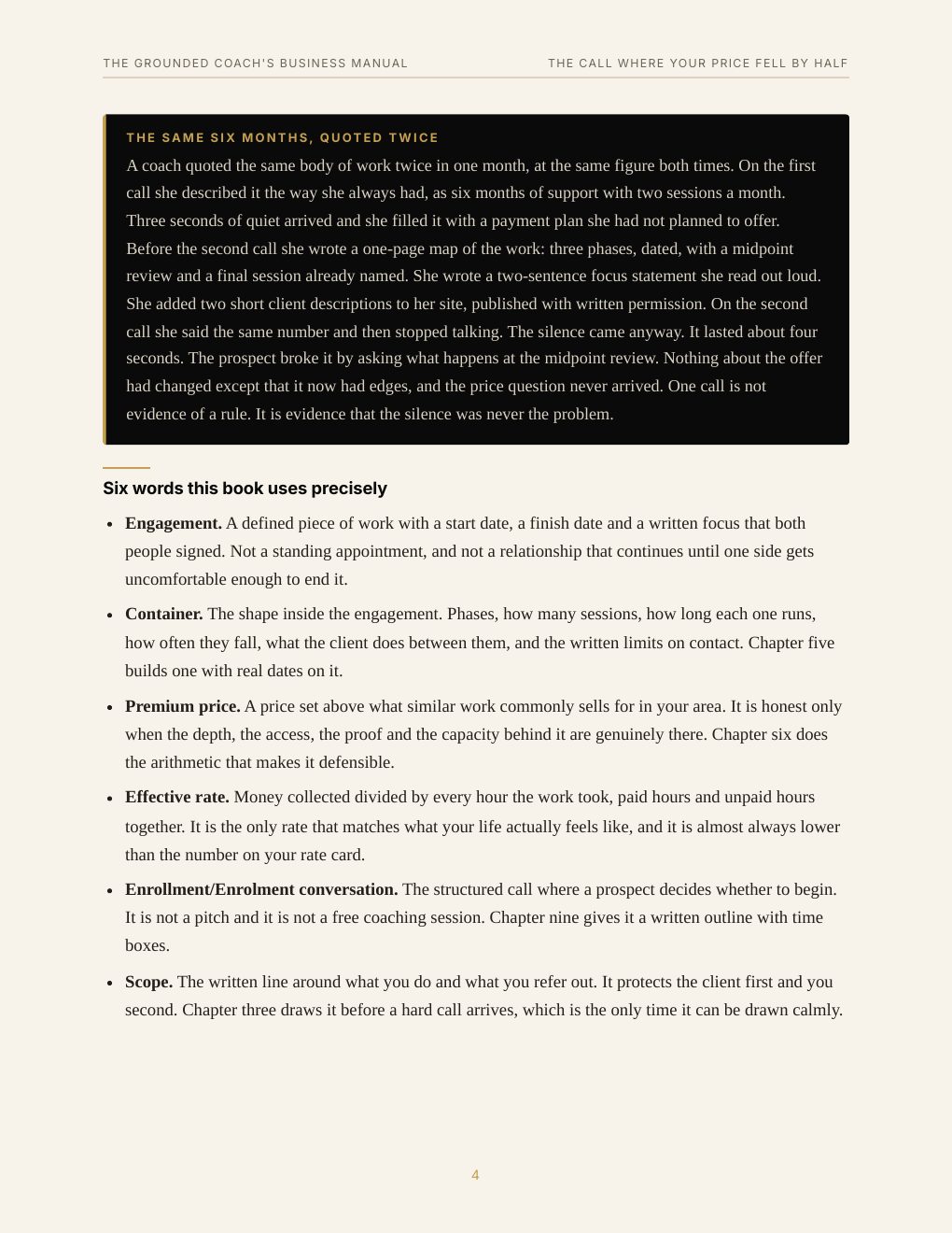 The Grounded Coach's Business Manual, preview page 13