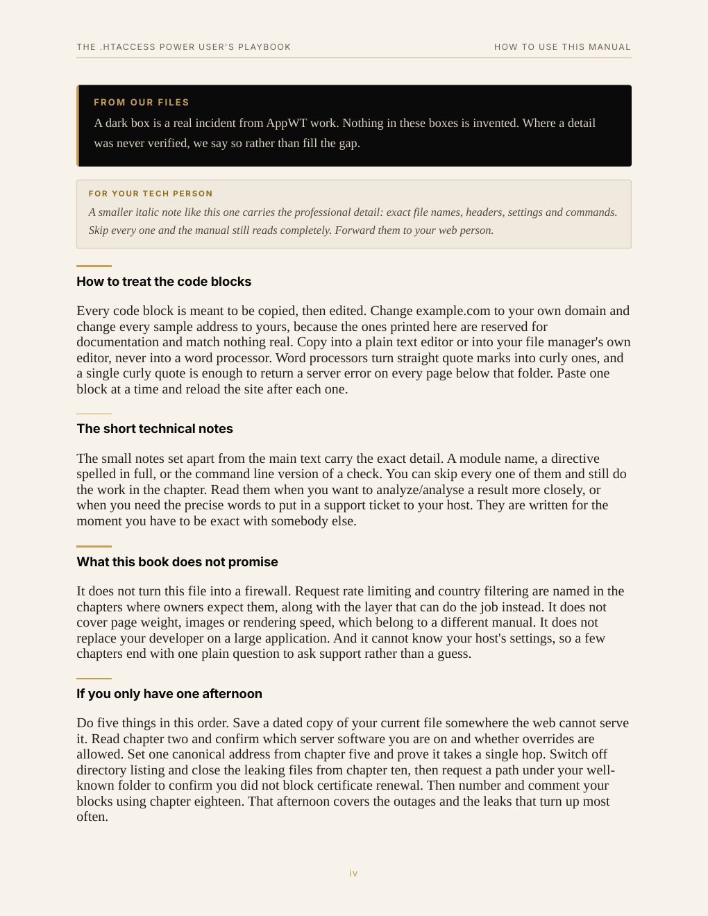 The .htaccess Power User's Playbook, preview page 7