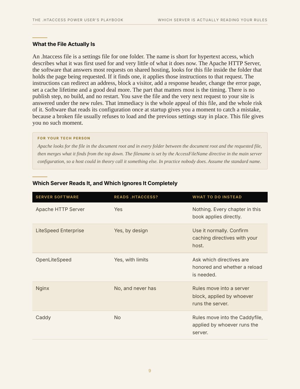 The .htaccess Power User's Playbook, preview page 17