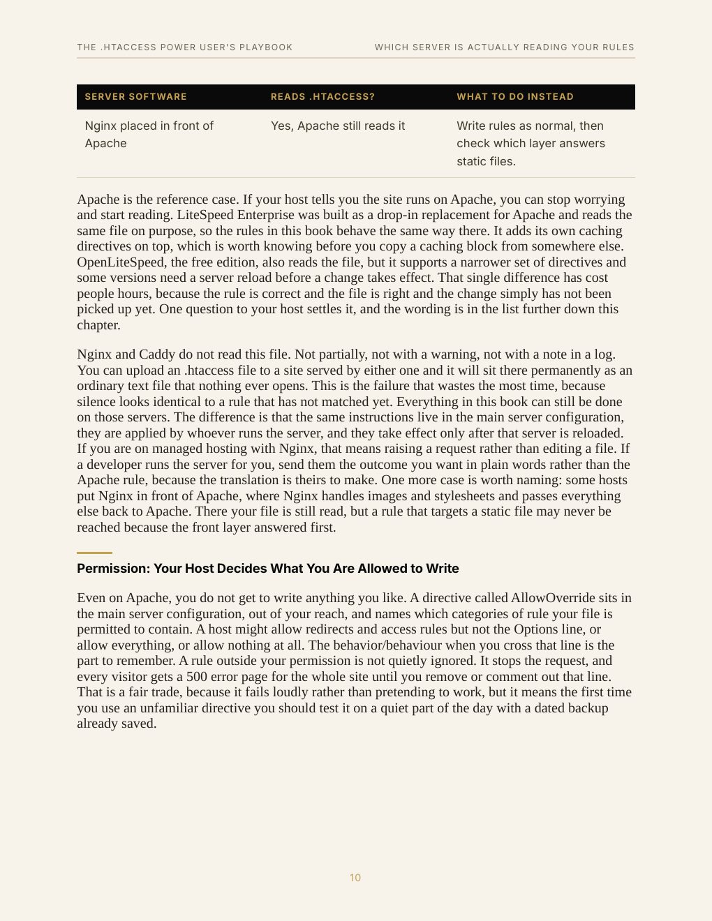 The .htaccess Power User's Playbook, preview page 18