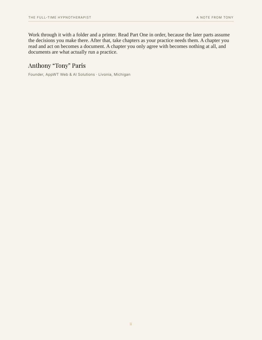The Full-Time Hypnotherapist, preview page 5