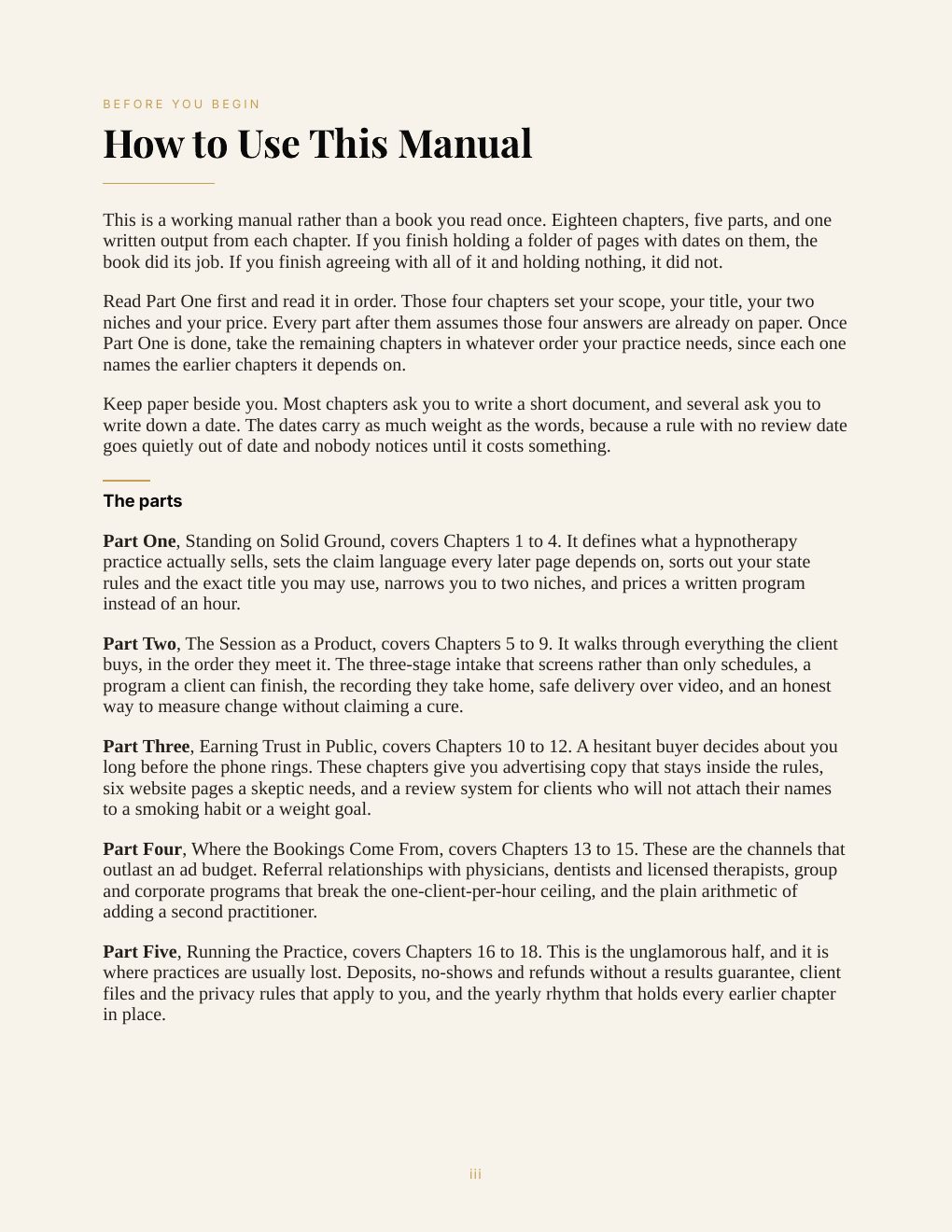 The Full-Time Hypnotherapist, preview page 6