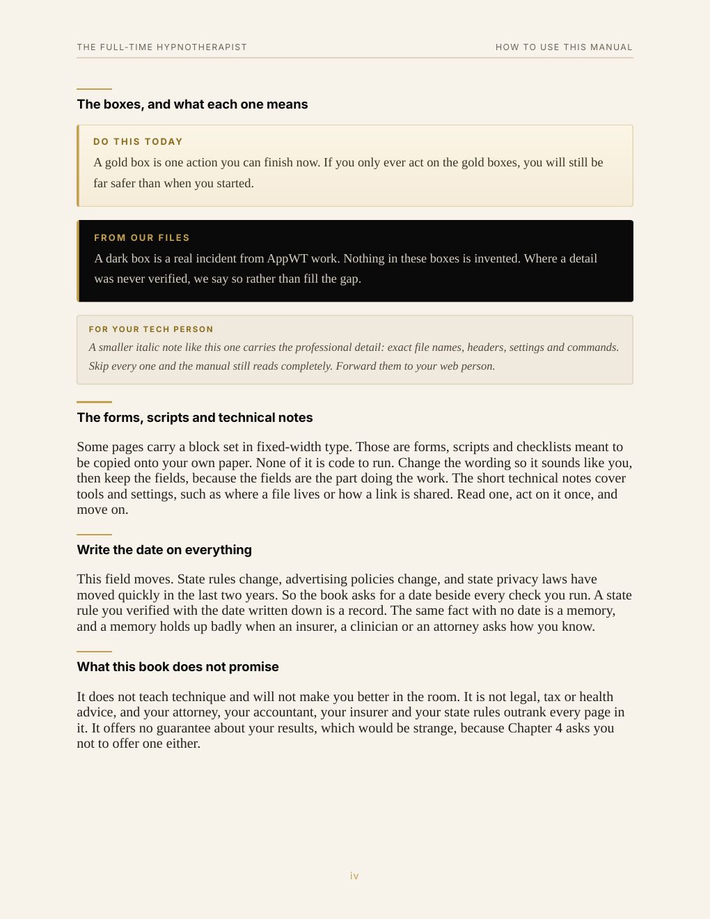 The Full-Time Hypnotherapist, preview page 7