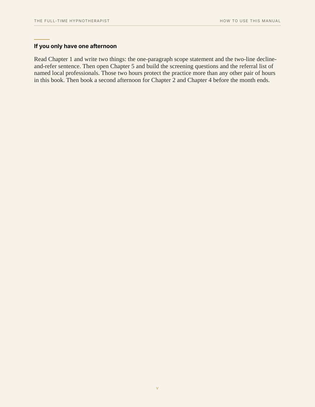 The Full-Time Hypnotherapist, preview page 8