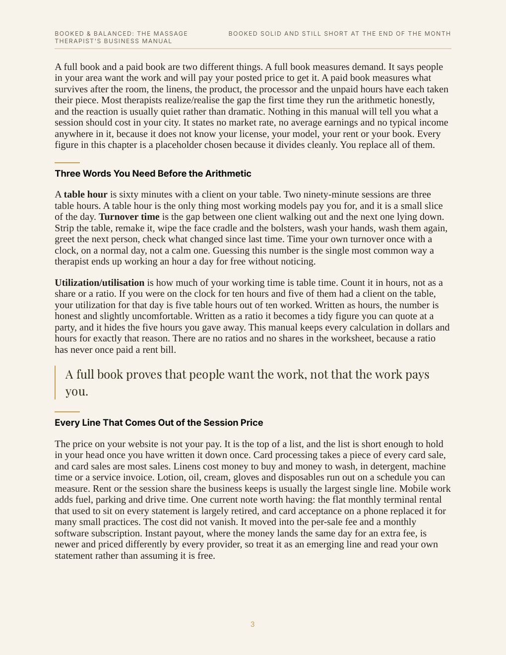 Booked & Balanced: The Massage Therapist's Business Manual, preview page 12